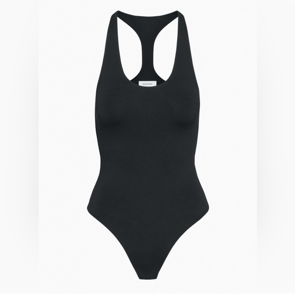 Babaton Tops - Babaton Black Racerback Bodysuit